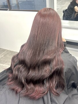 ペレ 栄店(PELE) 前髪/アンブレラカラー/こなれミディ/イメチェン/ウェーブパーマ