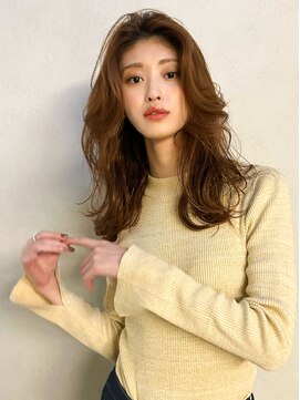 カナン 銀座(CANAAN) 小顔ミディアム やわらかベージュ ワンレン