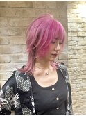 メッシュビビットピンク【MIKITO】