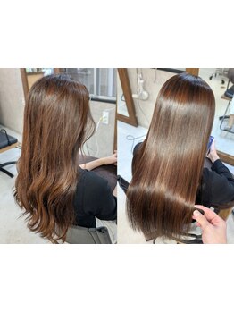 髪質改善『髪にドラマを。』で芯から潤う艶髪に感動続出◎リピート率にも納得☆【縮毛矯正/大阪駅/梅田】