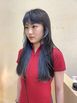 スニュウ(snuw)&nbsp;【snuw mina】インナーカラー/顔まわりカット/透明感カラー/伏見