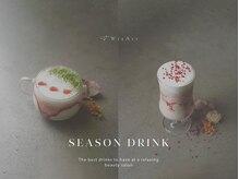 ウィザート(WizArt)の雰囲気（カフェメニューのような本格ドリンクは特別なサロン時間を演出。）