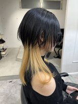 シーン(seen)&nbsp;○ロングウルフカットクラゲウルフレイヤーカット顔まわり表参道