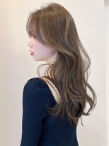 レジナヴィータ 栄(Reginavita)&nbsp;くびれ巻き 韓国ヘア ブラウンベージュ 透明感カラー 美髪