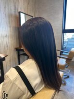 エヌアンドエー 杉戸高野台店(N&A)&nbsp;艶感溢れる王道ストレートロング/Aujua/オージュア/髪質改善