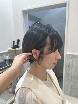 オレンジポップ 南船橋店(ORANGE POP) ホワイトグレージュ/デジタルパーマ/チェリーブラウン/船橋