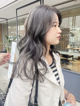 オルチェット(Olu'chette HAIR LIFE) 深澤/黄色味消しカラー/ブリーチ無しカラー/透明感カラー