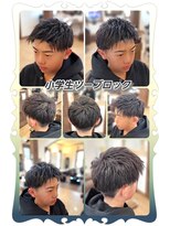 ヘアーファクトリー☆マハロ(Hair Factory☆MAHARO)&nbsp;小学生ツーブロック☆アップバング