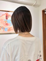 エニエンメイクス 立川(ENIEN MAKE'S)&nbsp;切りっぱなしボブ、毛先カラー