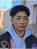 スパイラルパーマ/無造作パーマ/岡崎メンズパーマ