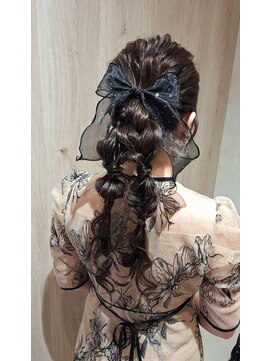 編みおろしツイン