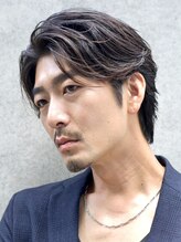 《大人フェザーパーマ》フェザーパーマ×上品さで清潔感のある印象へ［渋谷/メンズカット］