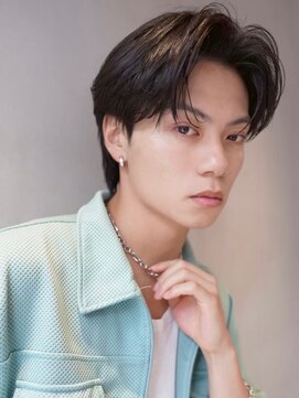 ニコ トウキョウ 渋谷(nico TOKYO) メンズ/センターパート/曲がる縮毛矯正