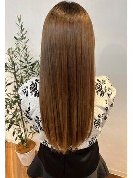 セレスト 大泉学園店(CELESTE) 【美髪革命】 Premiumカシミアストレート(縮毛矯正) +白髪ぼかし