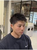 MEN’S HAIR/サーフカール/刈り上げセンターパート/F