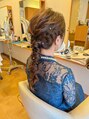 ハーモニー(Harmony)&nbsp;編みおろしアレンジヘアーセット#ヘアーセット　#編みおろし