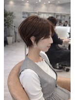 アンド ストーリーズ(&STORIES)&nbsp;ボブ前髪あり前髪なし面長丸顔小林/20代/30代/40代/ショート