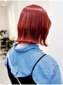 Say.ボブレイヤーピンクベージュイメチェン前髪20代表参道青山