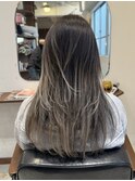 ROUIS 津田沼 バレイヤージュ×シルバー