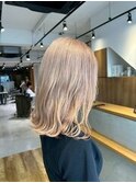 ホワイトベージュ【20代/30代/イルミナカラー/縮毛矯正/髪質改善