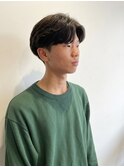 毛流れセンターパート