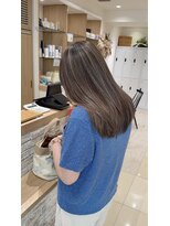 クレア 上大岡(CREA)&nbsp;白髪ぼかしハイライト縮毛矯正ダブルカラー髪質改善30代40代50代