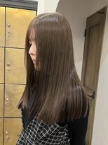 ヘアーアイスカルテット(HAIR ICI QUARTET) ブリーチなしダブルカラーオリーブベージュヘーゼル夏カラー