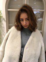 【佐藤詩穂】大人かきあげバング