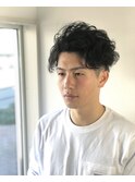 爽やかメンズカットパーマ