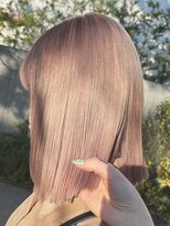 ベレーザ 渋谷(BELEZA)&nbsp;ba117_2wayバングボブウルフグレーベージュ内巻きワンカール