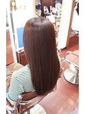 ４０代/酸性ストレートパーマ/艶感アップ