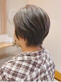 ボブ/グレージュ/大人女性/レイヤー/ショート[千歳船橋]