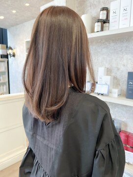 キャアリー(Caary) 福山市美容室Caary人気 春ナチュラルさらさらストレート