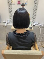 コレット 宇都宮(collet Gigi)&nbsp;前髪/マチルダボブ/ピンクベージュ/インナーグレージュ/ブラック