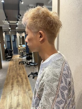 ヘアーザラブズラフズ オーガニカ 北九州(HAIR THE LOVES LAUGHS ORGANICA) men'sブロンド*
