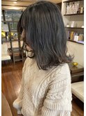 色落ちブロンドになる暗髪グレー