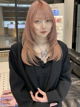 キーン 吉祥寺店(keen) 《keen×MURAKAMI》ピンクベージュ×レイヤーカット