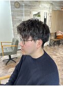 ツイストスパイラルパーマ/メンズカット/波巻きパーマ/札幌/大通