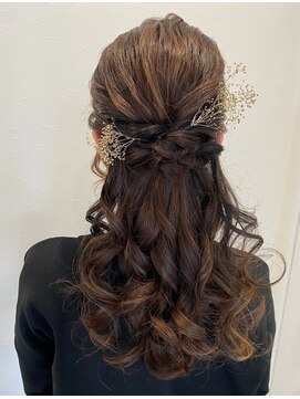 ヘアセットサロン サロンエイミー(salon aemii) ふわふわハーフアップ