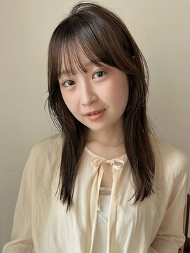 ディッセンバー 渋谷(December) 【December】小顔カットブリーチなしベージュ酸性ストレート