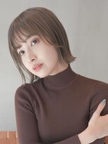 ニコ トウキョウ 渋谷(nico TOKYO)&nbsp;くすみベージュ/髪質改善/ダブルカラー/ケアブリーチ/外はねボブ