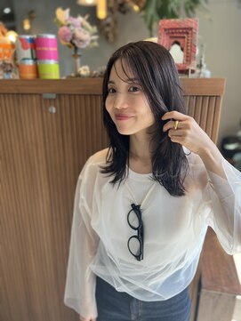 シアー(SHEER.) 髪質改善カラー×ベージュブラウン【表参道,青山,外苑前美容室】