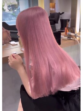 サロンドミルク 新百合ヶ丘店(salon de MiLK) ミルクティーベージュグレージュピンクカラーケアブリーチ