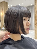 ビューオオサカ(VIEW OSAKA)&nbsp;ミニボブ丸みボブ黒髪艶髪縮毛矯正髪質改善トリートメント