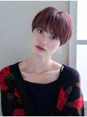★くびれショート小顔愛されピンクブラウン★20代30代40代50代
