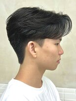 メンズ/センターパート/アップバング/ニュアンスパーマ