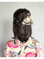 ラトリエコンタン(L´atelier Content)&nbsp;【LateliercontentMIHO】成人式ヘア 卒業式ヘア 袴ヘア 振袖ヘア