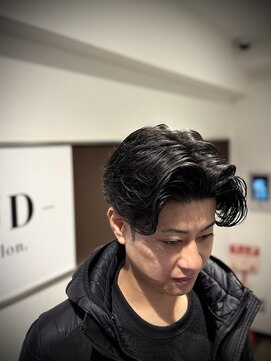 プラウド(PROUD) ビジネスメンズショートリクルート七三かき上げヘアツーブロック