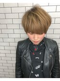 マッシュショート/ショートカット/カラー/ニュアンスパーマ