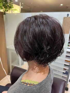 エル バイ ファースト(L by first) 【L by first】クセ活かしショート+イルミナルビー